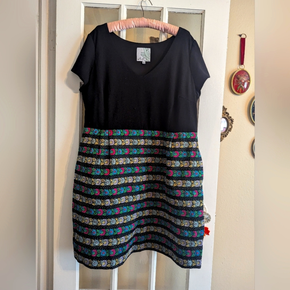 Geode Ribbon Skirt Dress 3X Modcloth